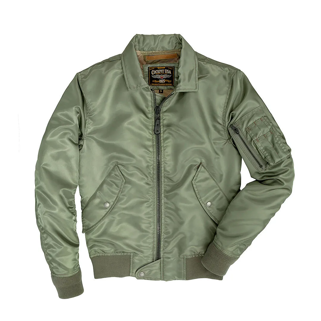 M-86© Nylon Flight Bomber Jacket Z24R006 sold by Cockpit USA product image thumbnail 3
