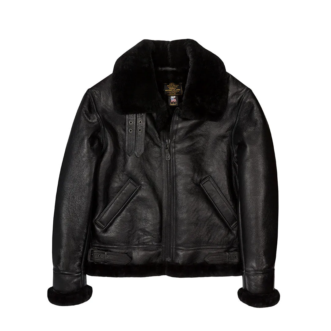 B-3 Sheepskin Jacket Z2102BM sold by Cockpit USA