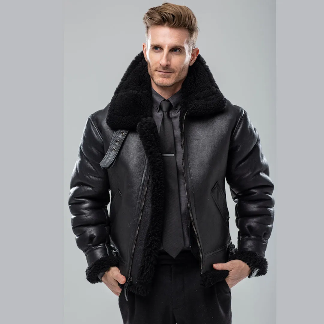 B-3 Sheepskin Jacket Z2102BM sold by Cockpit USA product image thumbnail 2