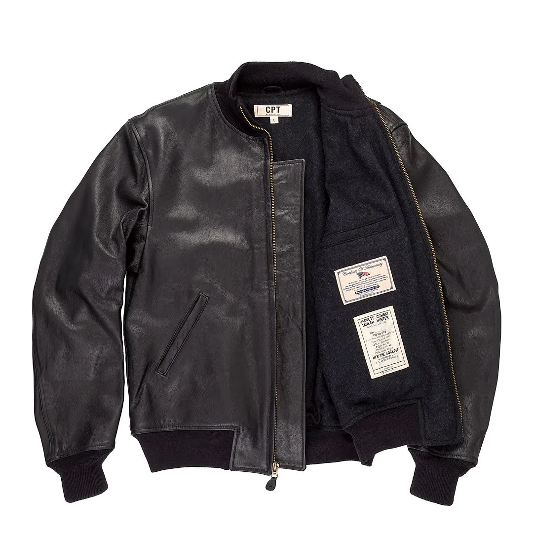 Leather Tanker Jacket Z21E012 sold by Cockpit USA product image thumbnail 2
