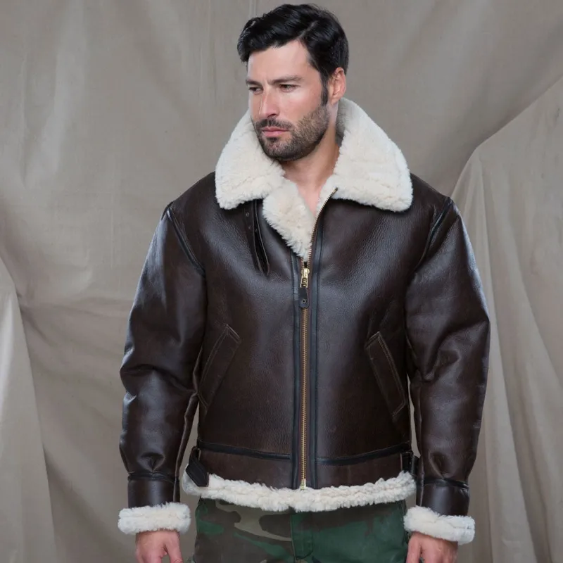 B-3 Sheepskin Jacket Z2102M sold by Cockpit USA