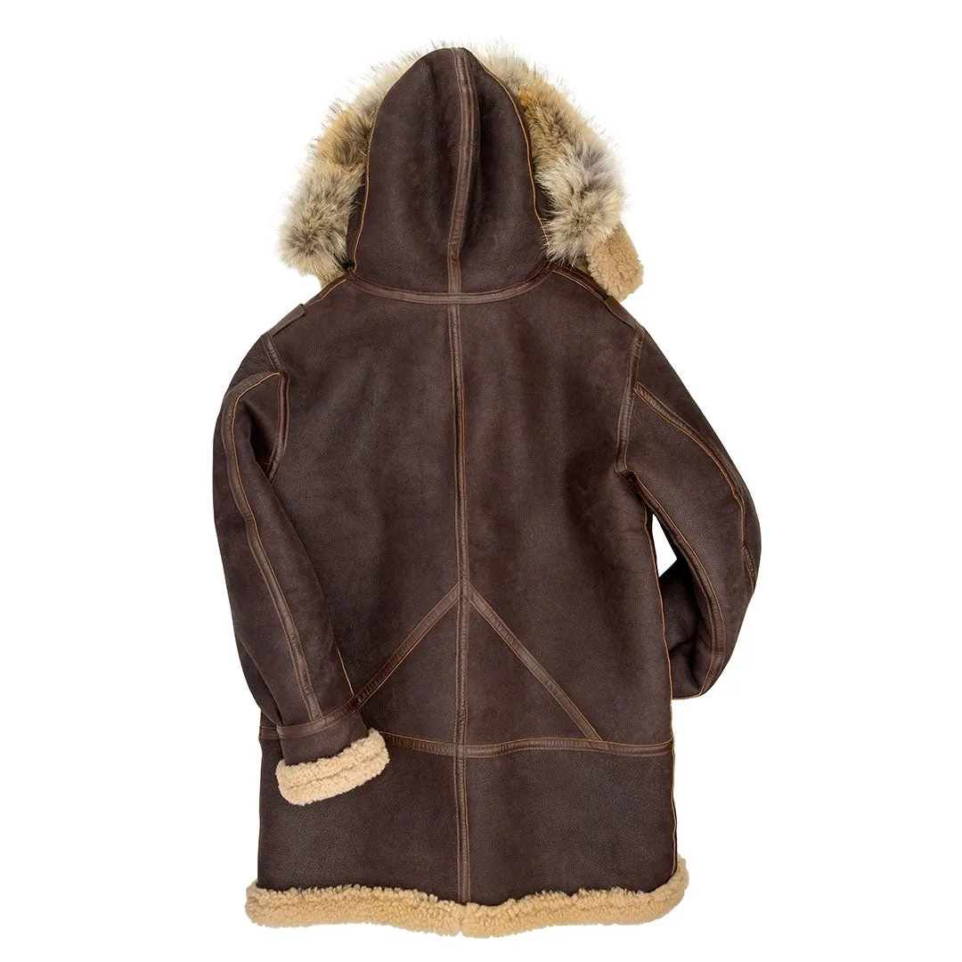 B-7 Aleutian WWII Sheepskin Parka Z21M035 sold by Cockpit USA product image thumbnail 3