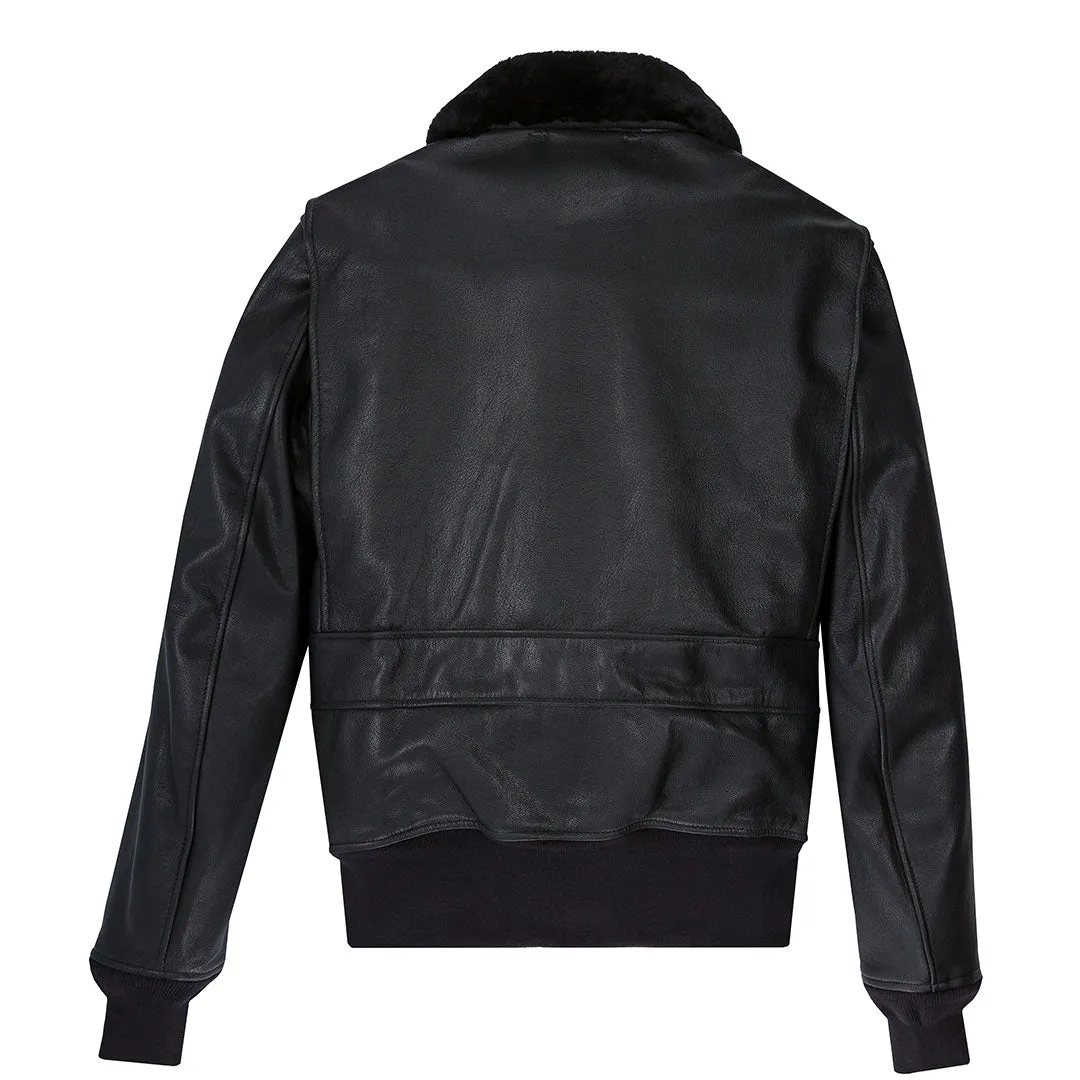 Black Leather G-1 Military Spec Jacket Z21E013 sold by Cockpit USA product image thumbnail 5
