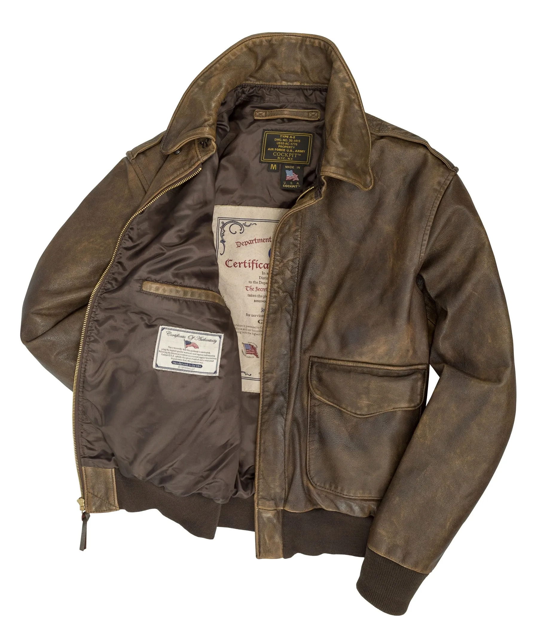 Mustang A-2 Jacket Z21P008 sold by Cockpit USA product image thumbnail 4