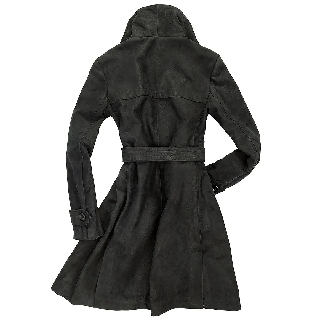 Amelia Trench in Black W21C002B sold by Cockpit USA product image thumbnail 4