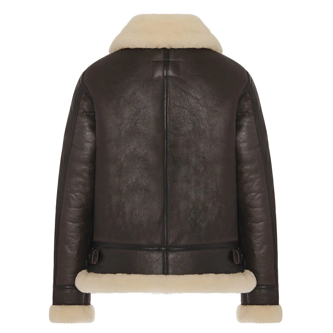 Women's B-3 Bomber Jacket in Brown W72N100 sold by Cockpit USA product image thumbnail 5