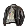 Antique Lamb Jacket Z2567MM in Black sold by Cockpit USA