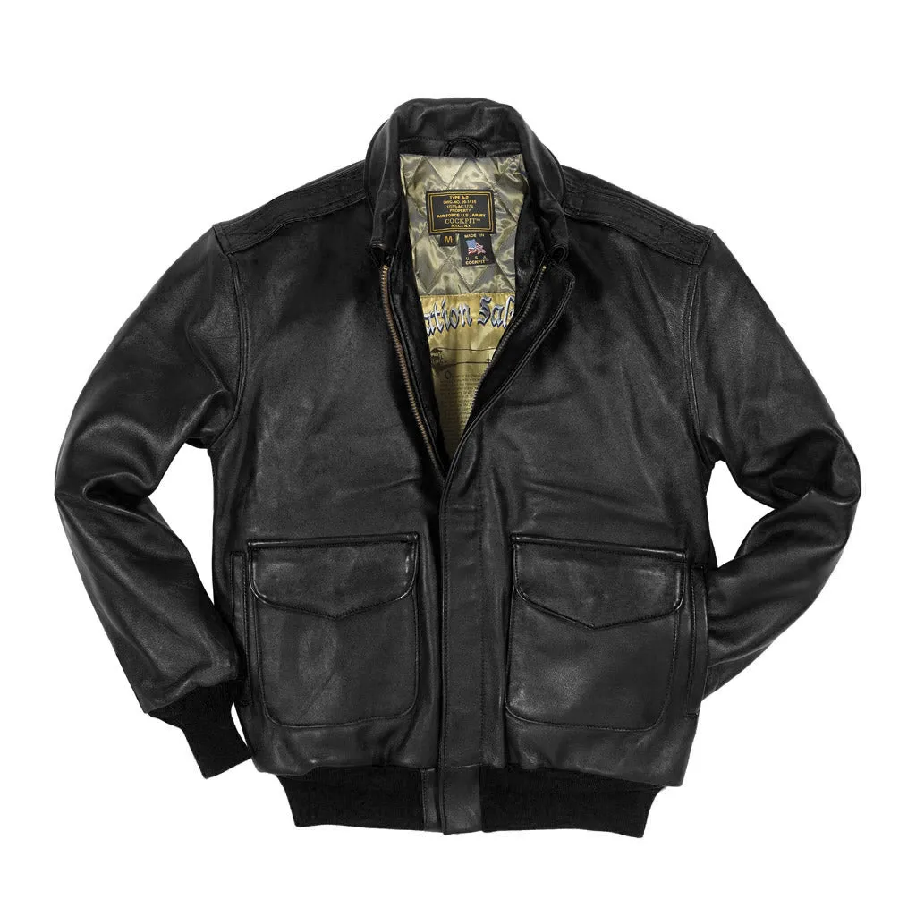 Antique Lamb Jacket Z2567MM in Black sold by Cockpit USA product image thumbnail 3