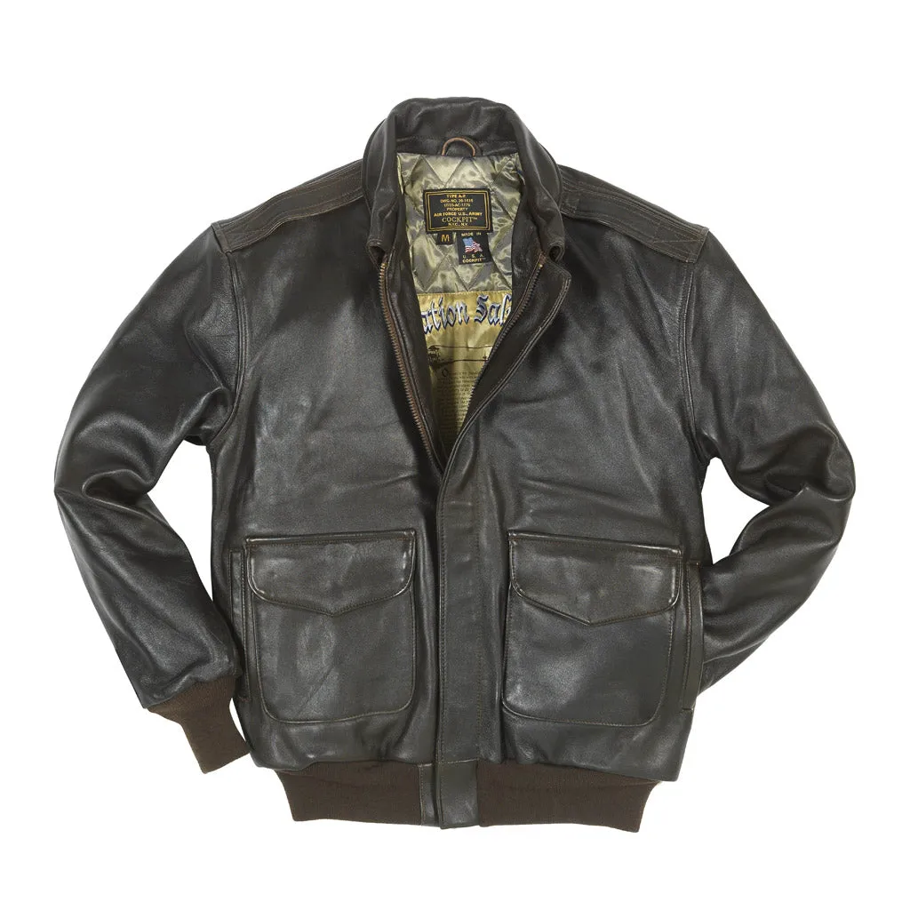 Antique Lamb Jacket Z2567MM in Black sold by Cockpit USA product image thumbnail 2