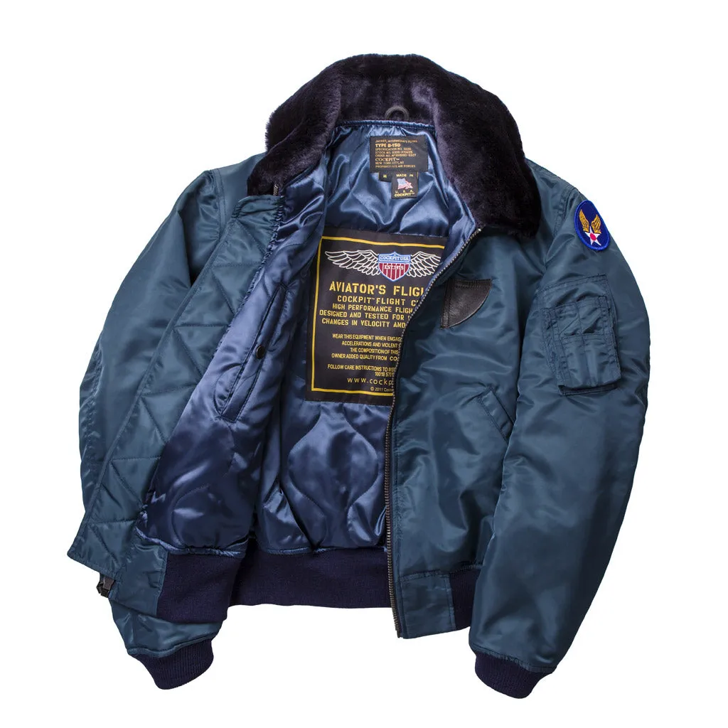 B-15 Nylon Bomber Jacket Z2213 sold by Cockpit USA product image thumbnail 3