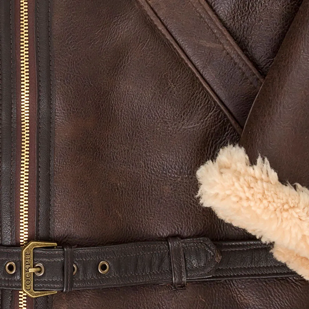 R.A.F Sheepskin Bomber Jacket Z2109 sold by Cockpit USA product image thumbnail 5