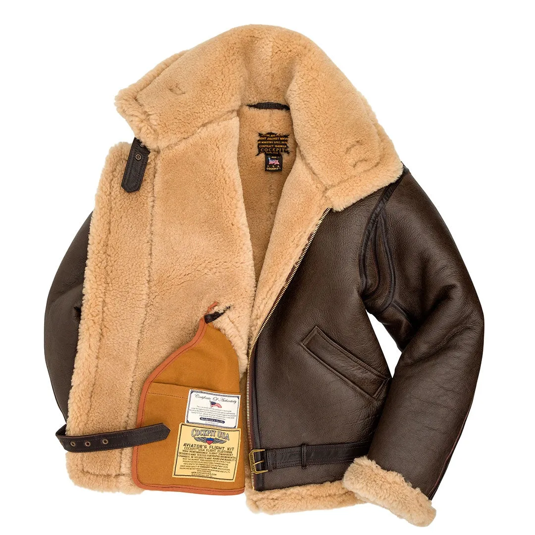 R.A.F Sheepskin Bomber Jacket Z2109 sold by Cockpit USA product image thumbnail 4