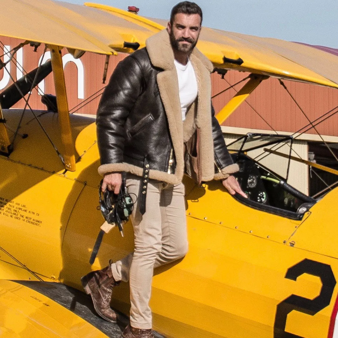 R.A.F Sheepskin Bomber Jacket Z2109 sold by Cockpit USA product image thumbnail 2