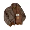 WWII Government Issue A-2 Jacket Z2107H in Brown sold by Cockpit USA