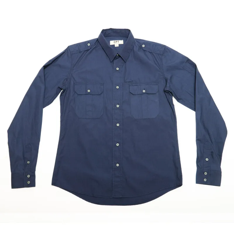D.I. Poplin Shirt Z42J012 made by Cockpit USA