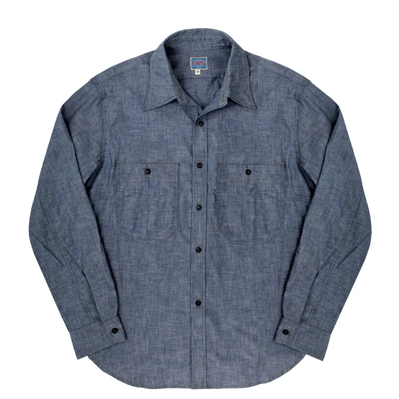 Pay Day Chambray Work Shirt Z42Z002 made by Cockpit USA