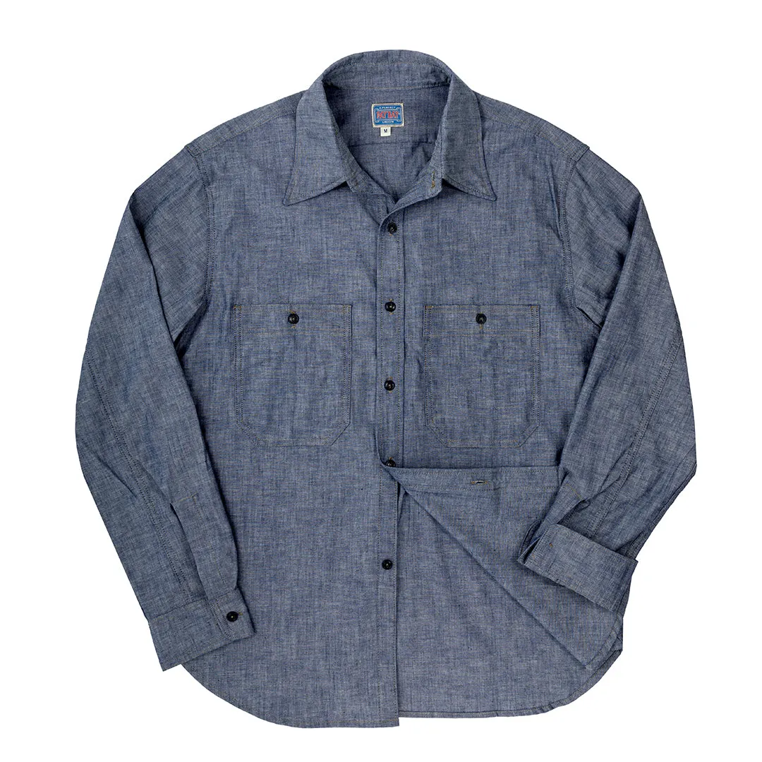 Pay Day Chambray Work Shirt Z42Z002 sold by Cockpit USA product image thumbnail 4