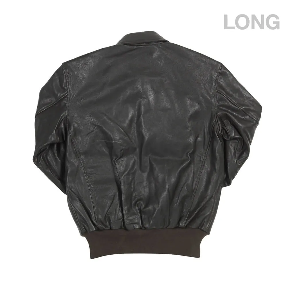 U.S.A.F. 21st. Century A-2 Jacket (Long) Z21V41L in Brown sold by Cockpit USA product image thumbnail 5