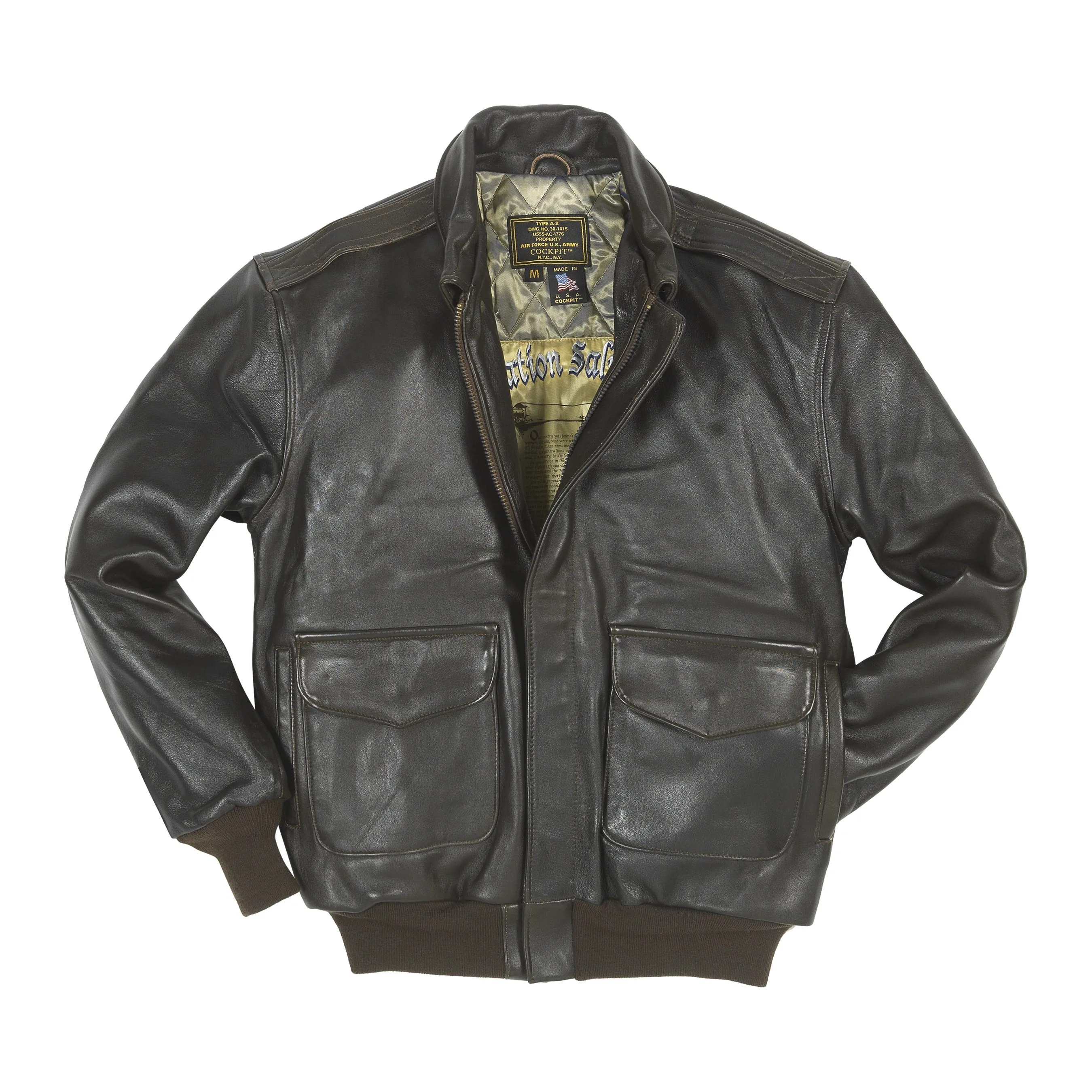 Antique Lamb Jacket Z2567MM in Brown sold by Cockpit USA product image thumbnail 2