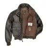 WWII Government Issue A-2 Jacket Z2107H in Mahogany sold by Cockpit USA