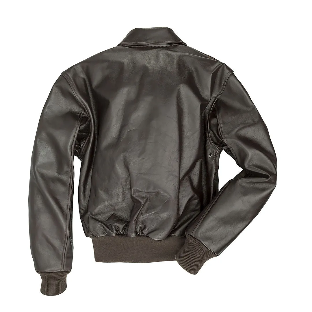 WWII Government Issue A-2 Jacket Z2107H in Mahogany sold by Cockpit USA product image thumbnail 4