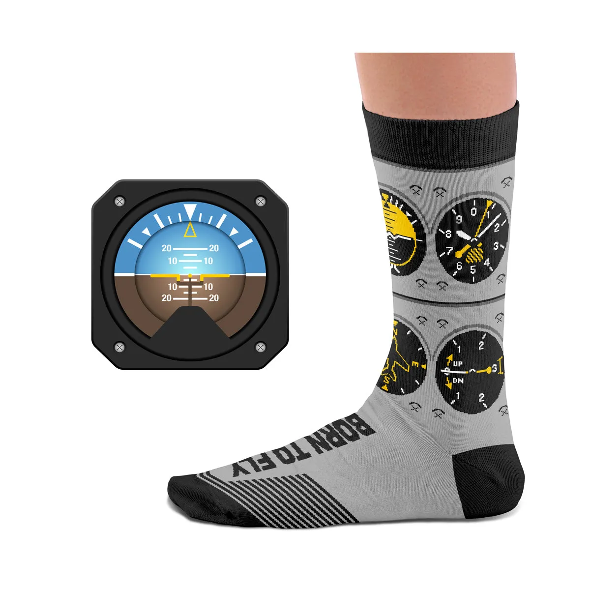 "Aircraft Instruments" Socks Z99H110 sold by Cockpit USA product image thumbnail 3