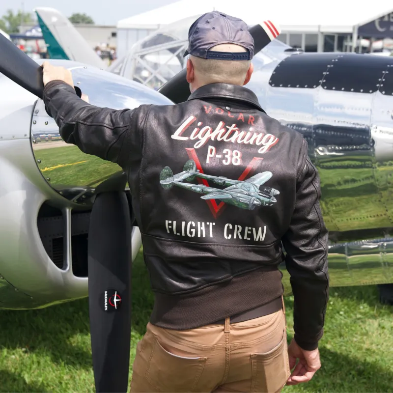 "Volar P-38" G-1 Flight Jacket Z21E014 sold by Cockpit USA