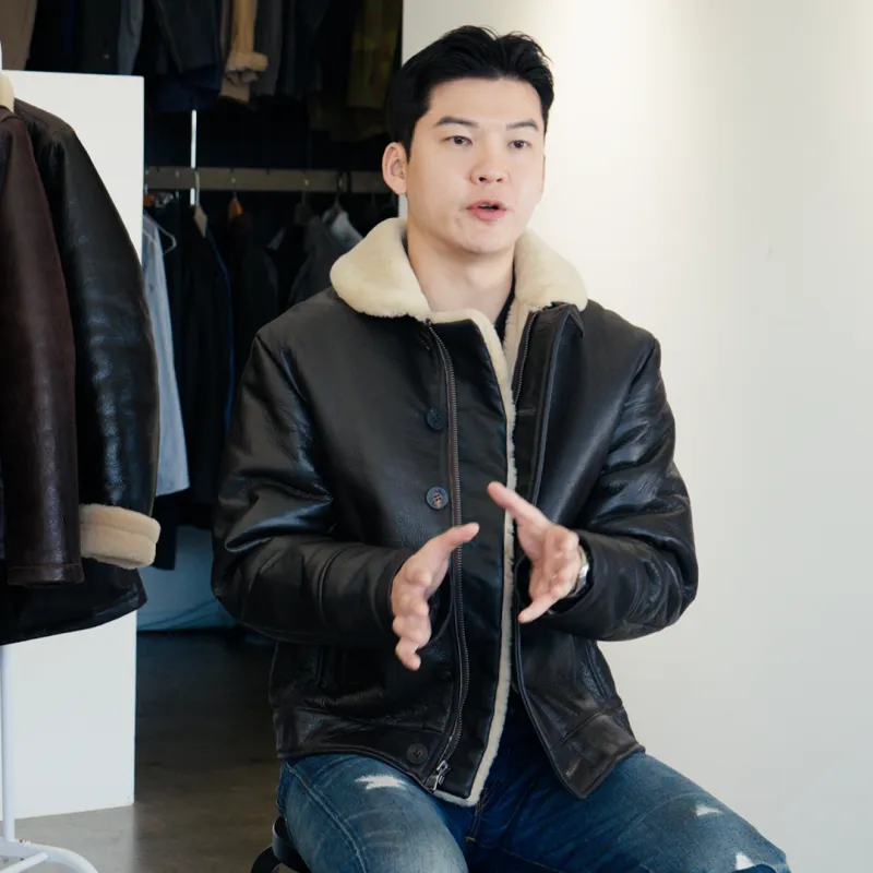 Shearling Deck Jacket Z21F102 sold by Cockpit USA