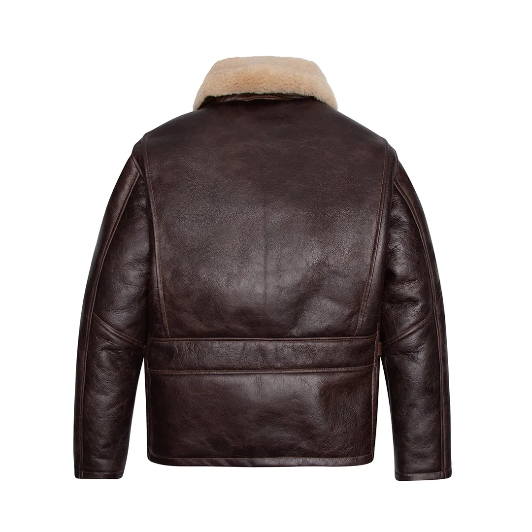 Sheepskin "Oil Rigger"© Jacket Z21F009 sold by Cockpit USA product image thumbnail 5