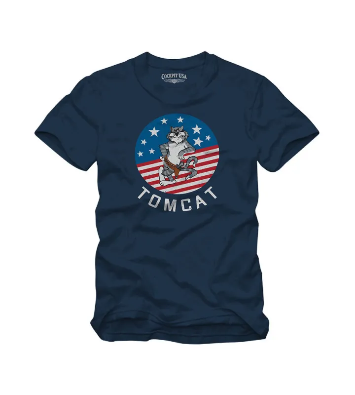 "Tom Cat" Tee Z12A106D made by Cockpit USA