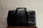 C.O. Travel/Black - Waxed Twill sold by Cravar