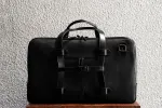 C.O. Travel/Black - Waxed Twill sold by Cravar