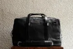 C.O. Travel/Black - Waxed Twill sold by Cravar