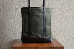 Slim Tote/Olive - Waxed Twill sold by Cravar