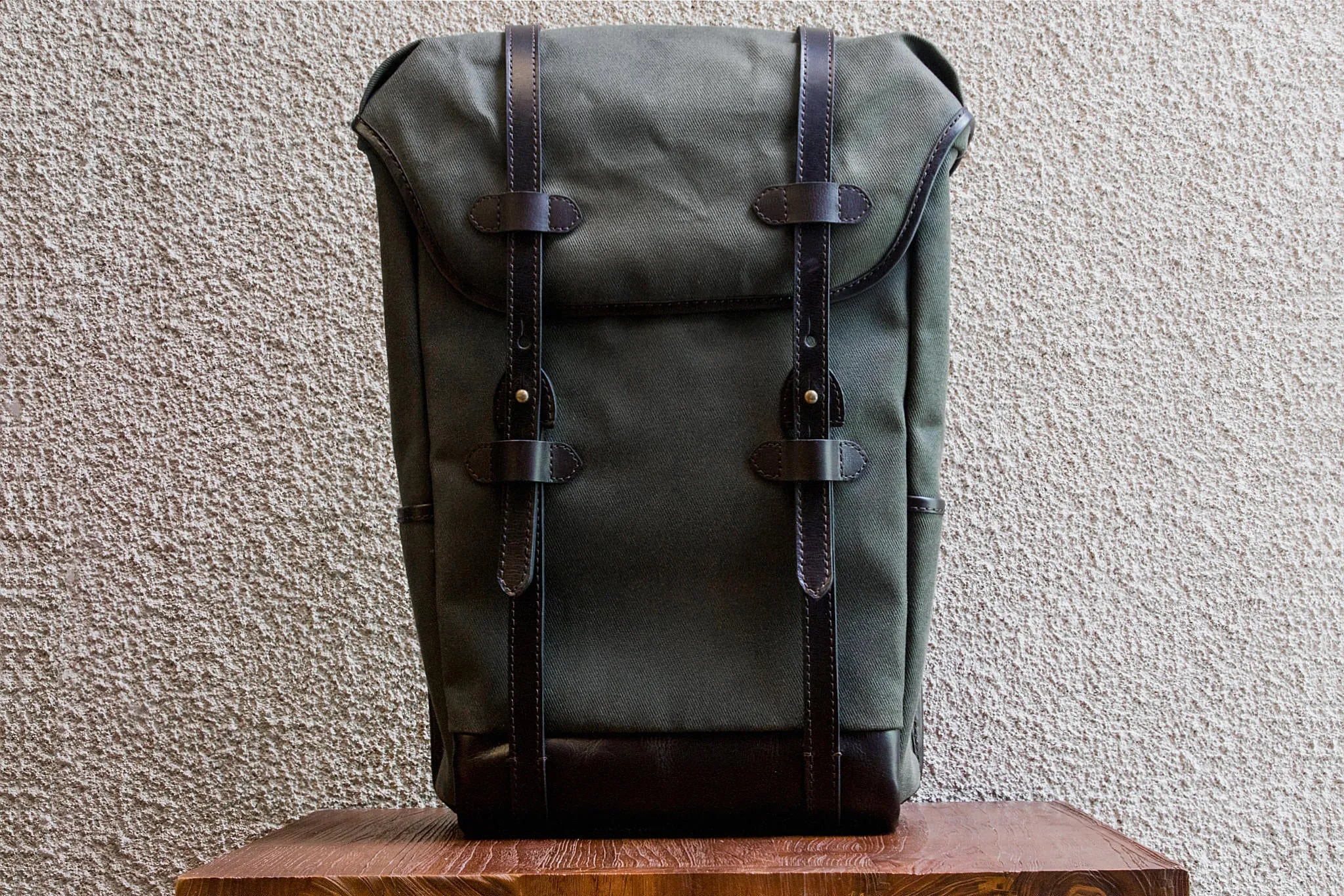 Daypack/Olive - Waxed Twill sold by Cravar product image thumbnail 3
