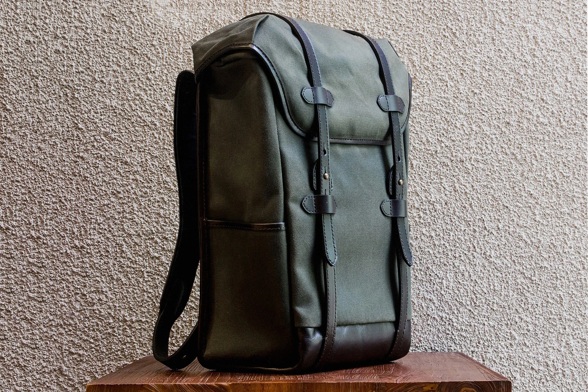 Daypack/Olive - Waxed Twill sold by Cravar