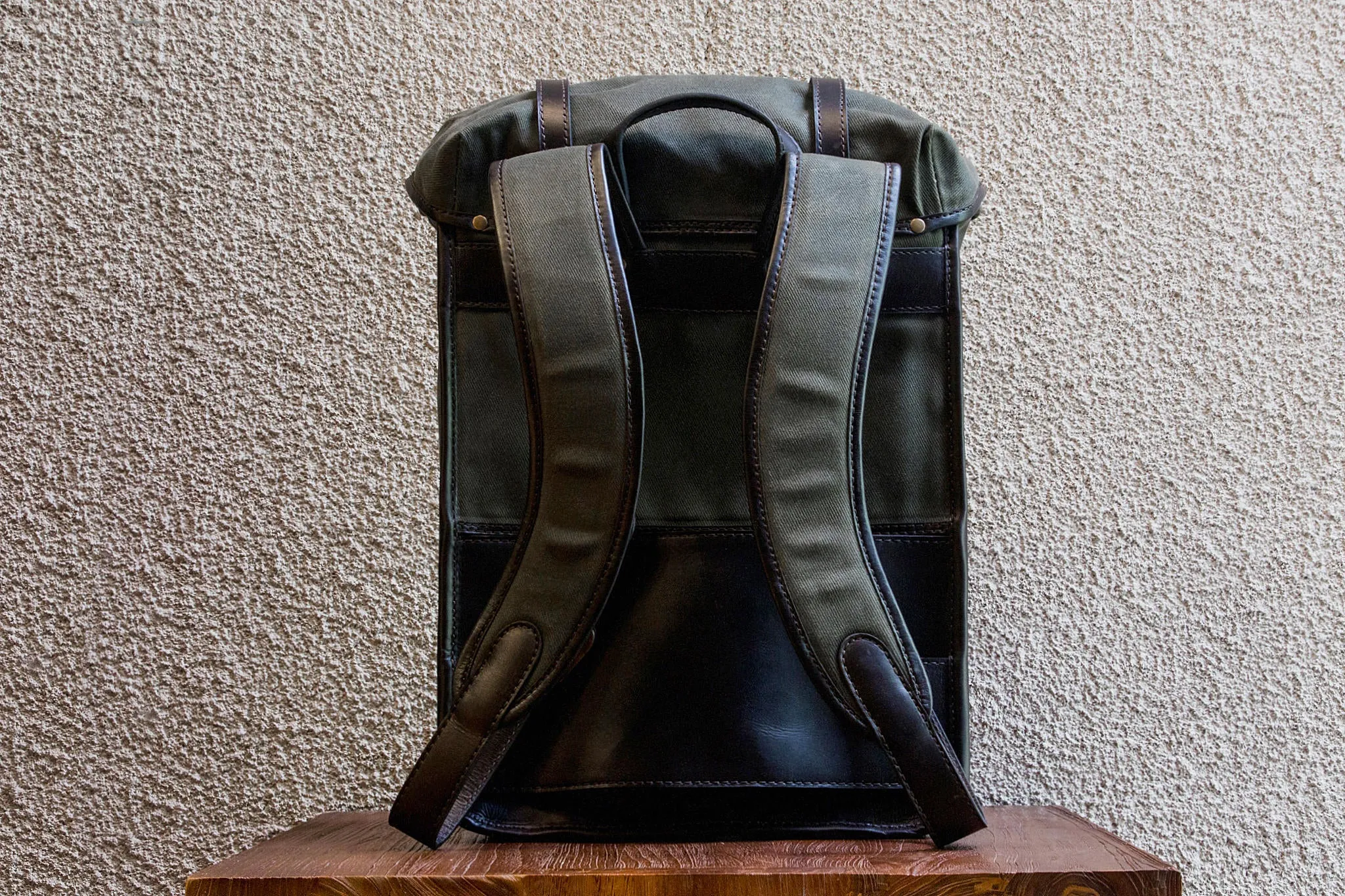 Daypack/Olive - Waxed Twill sold by Cravar product image thumbnail 4