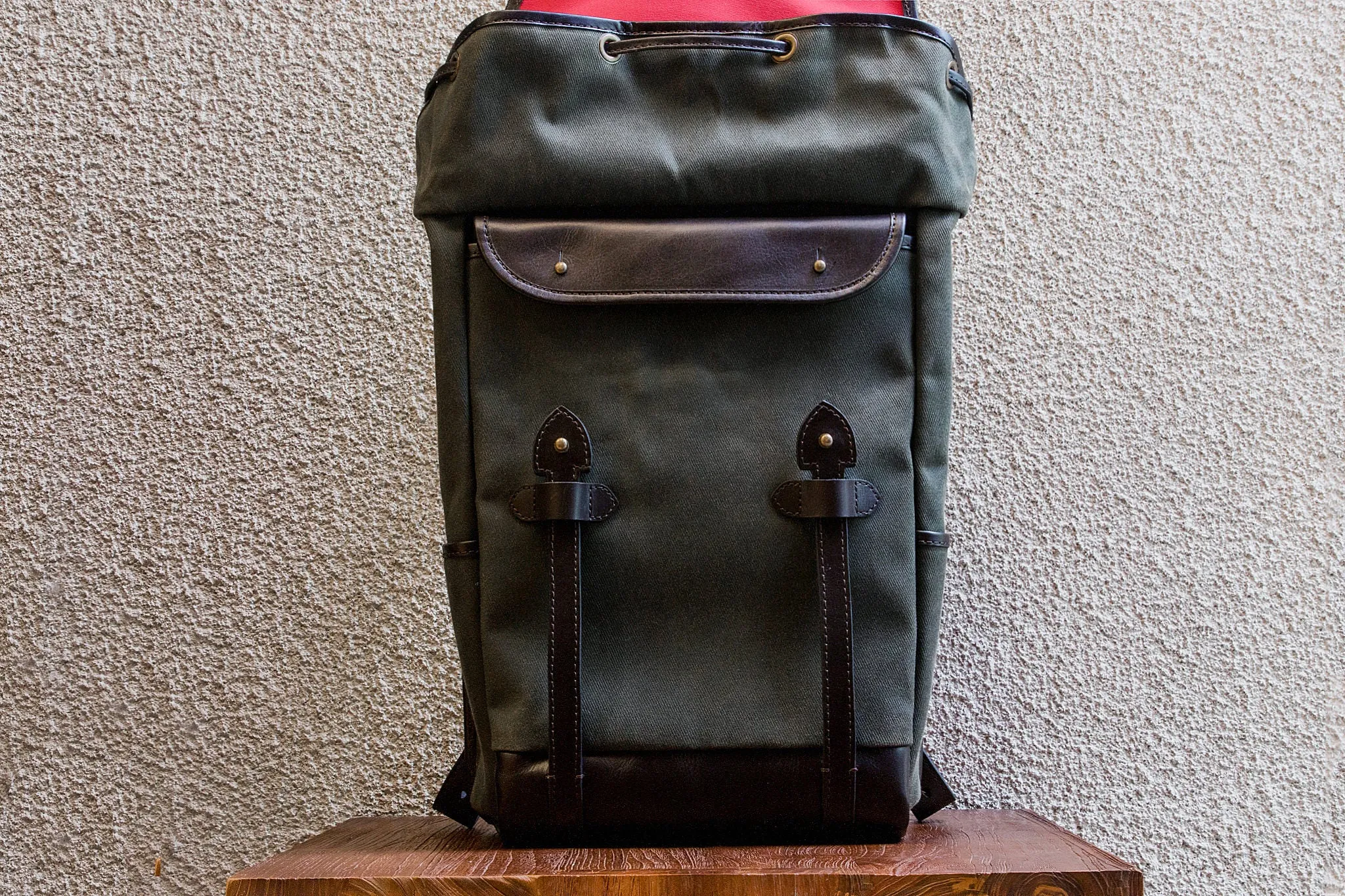 Daypack/Olive - Waxed Twill sold by Cravar product image thumbnail 5