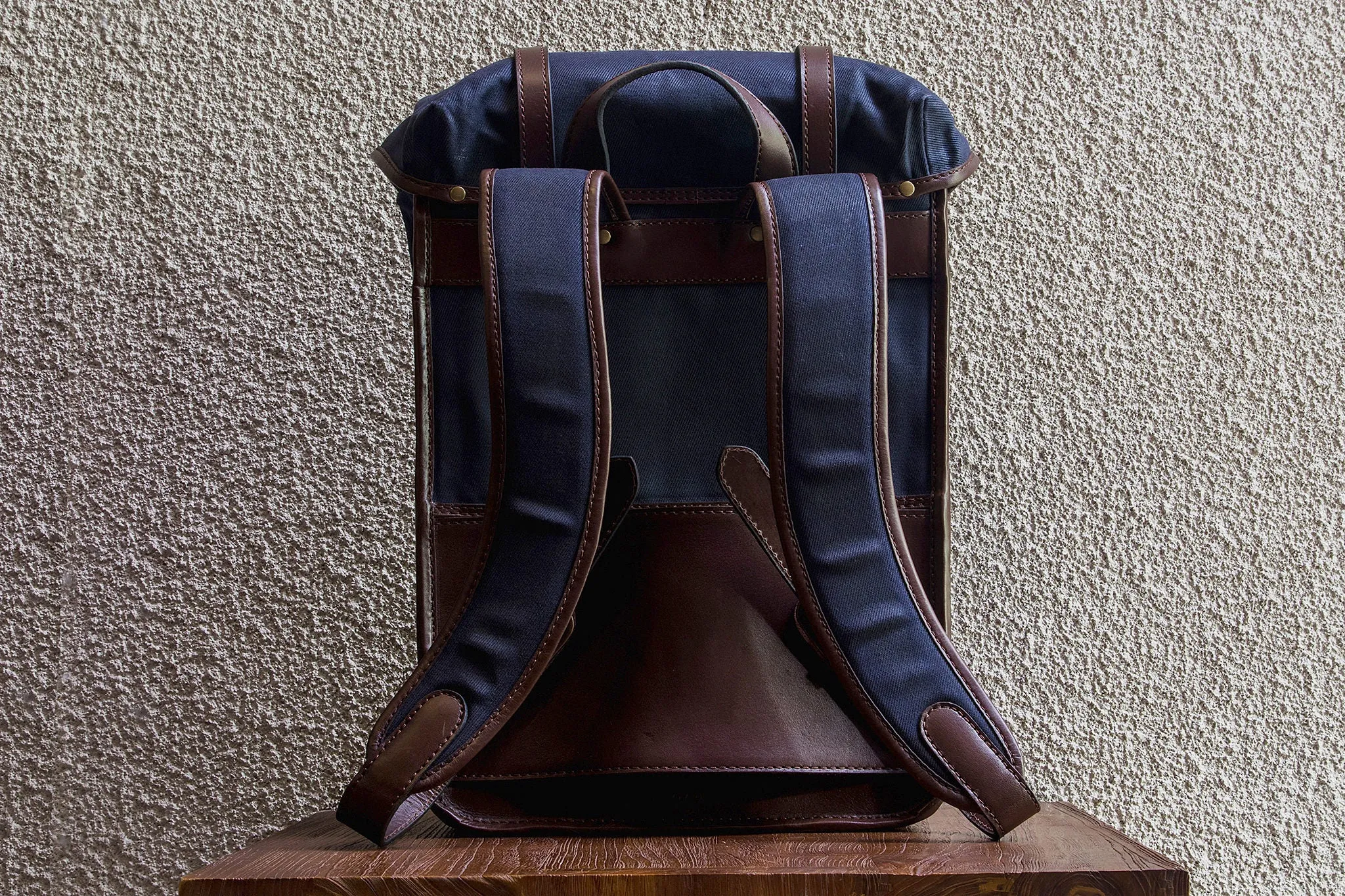 Daypack/Navy - Waxed Twill sold by Cravar product image thumbnail 4