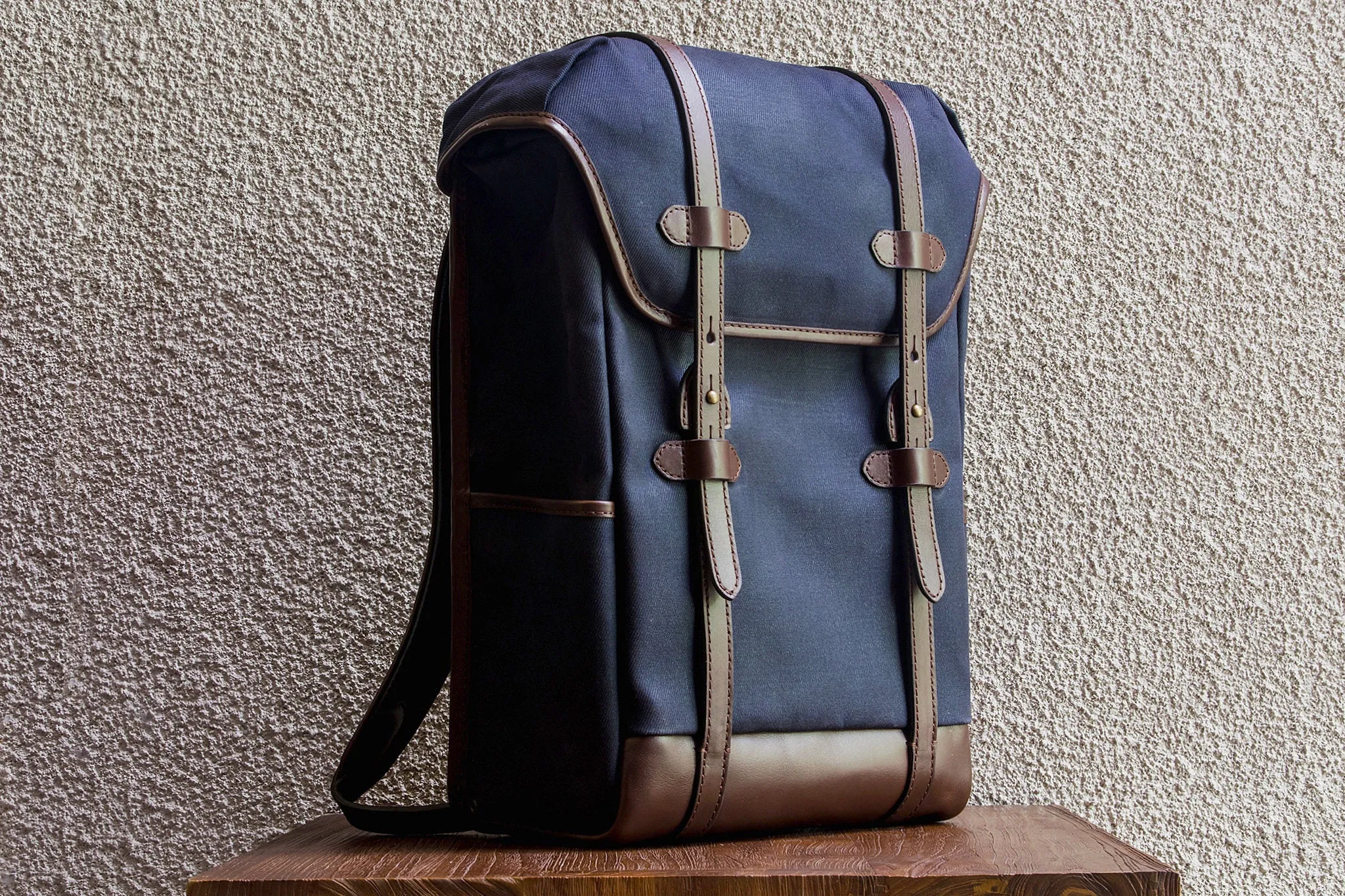 Daypack/Navy - Waxed Twill sold by Cravar product image thumbnail 2