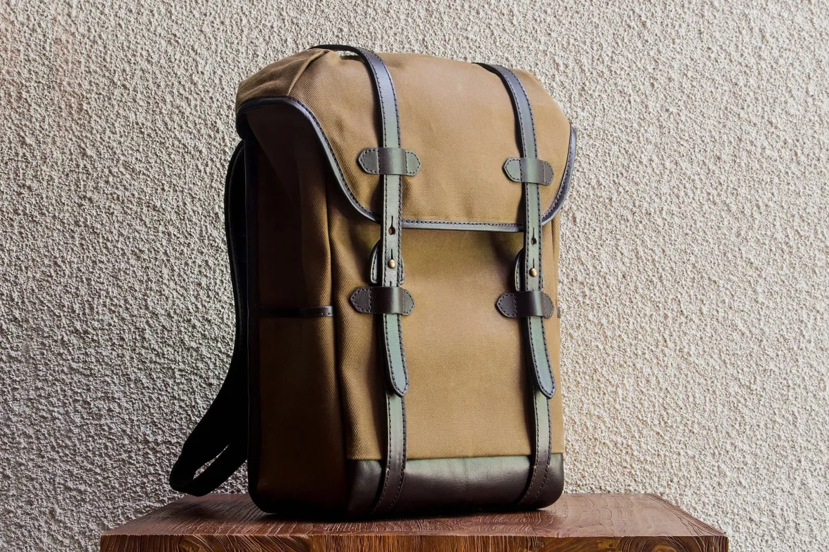 Workpack/Mocca - Waxed Twill sold by Cravar