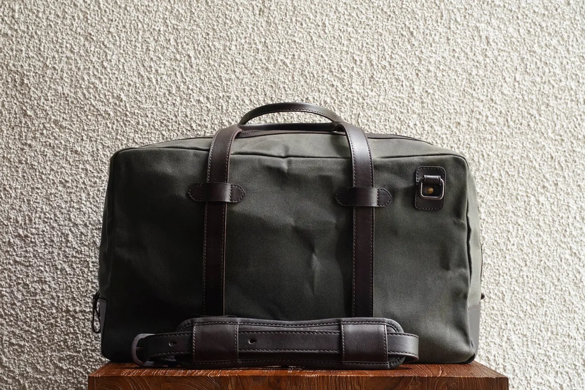 C.O. Travel/Olive - Waxed Twill sold by Cravar