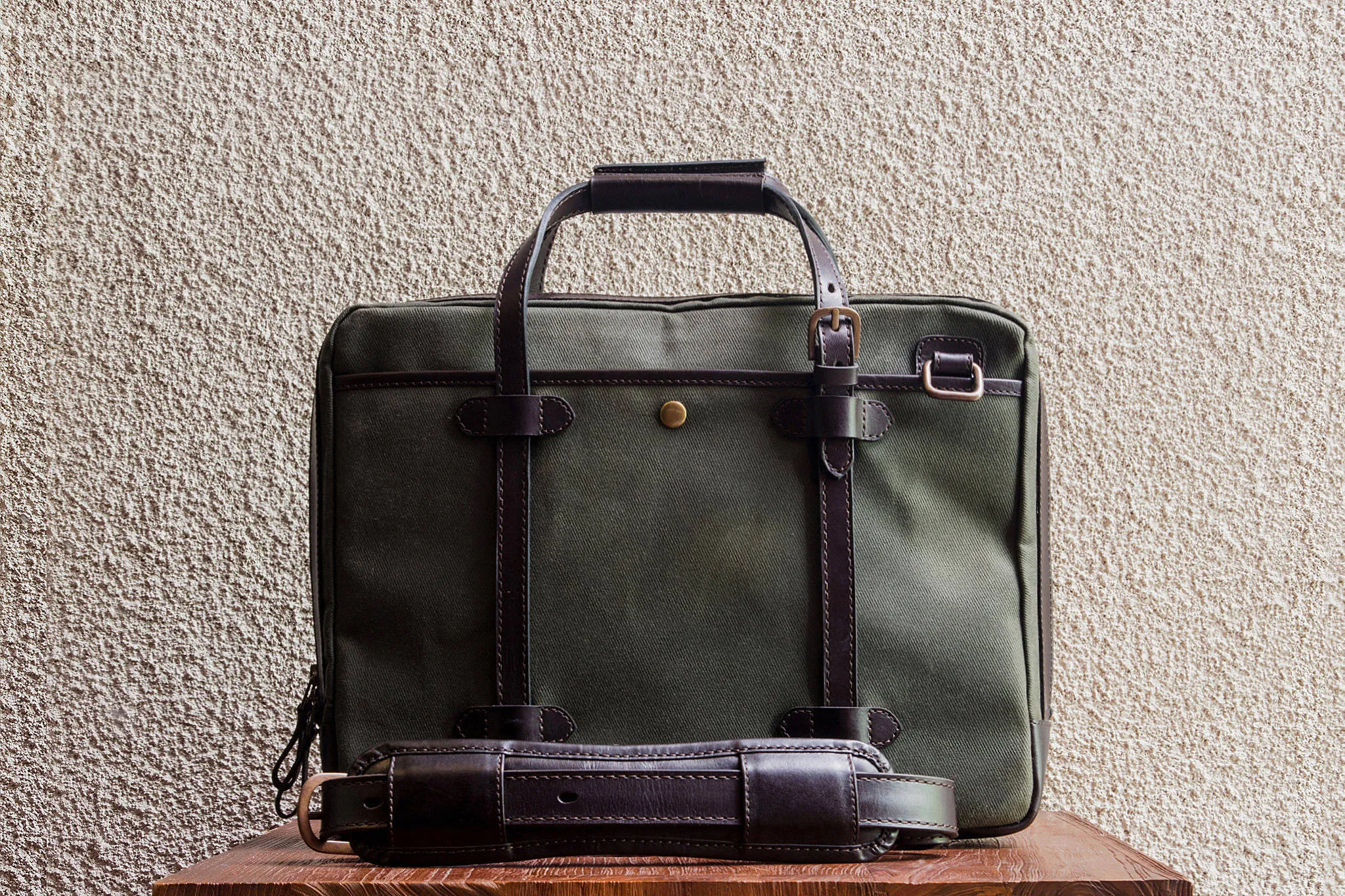 C.O. 15/Olive - Waxed Twill sold by Cravar product image thumbnail 3