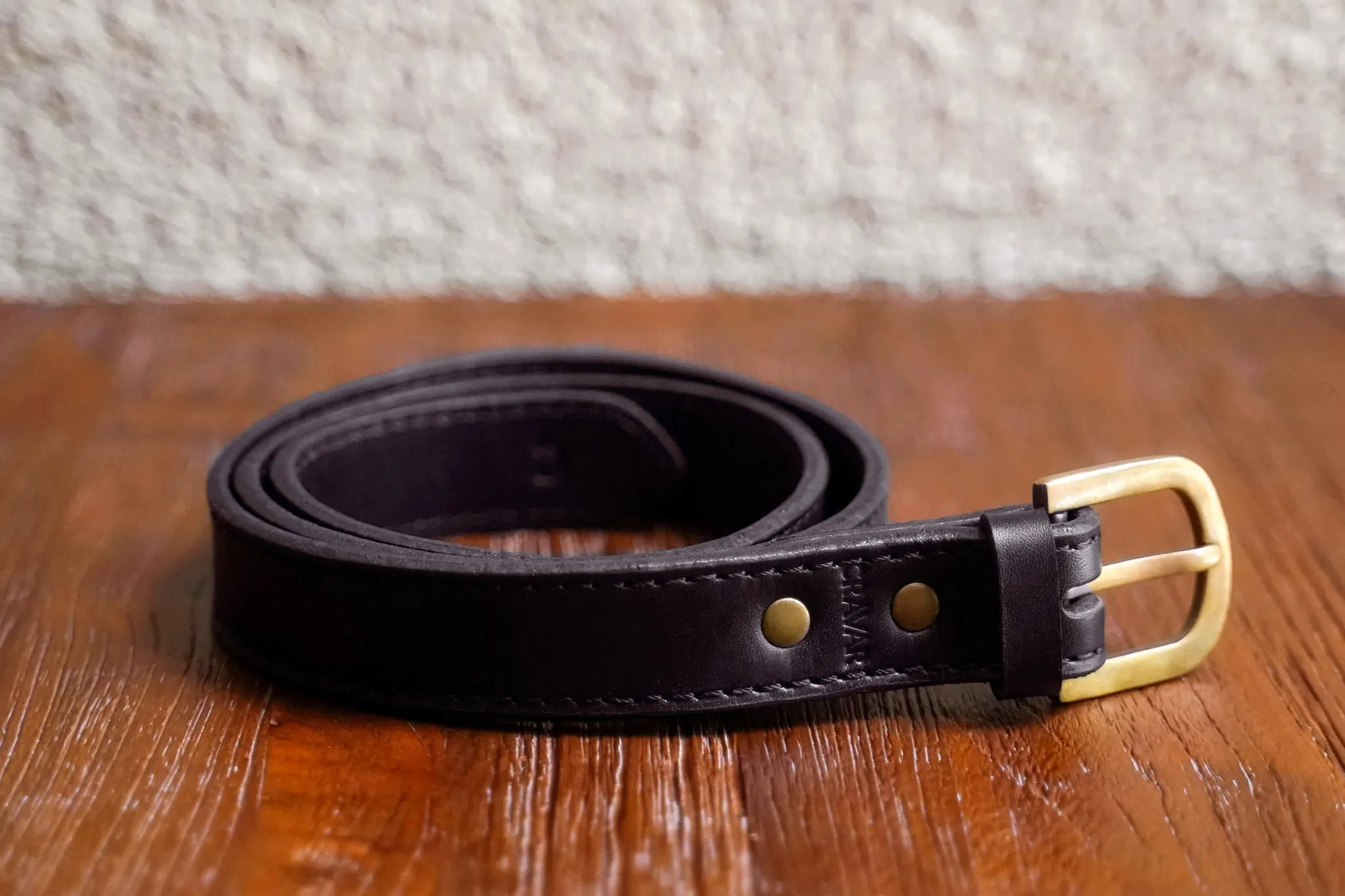 Everyday Leather Belt 30mm/Espresso sold by Cravar product image thumbnail 3