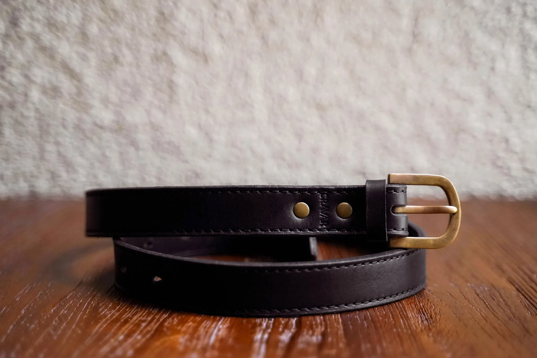 Everyday Leather Belt 30mm/Espresso sold by Cravar product image thumbnail 4