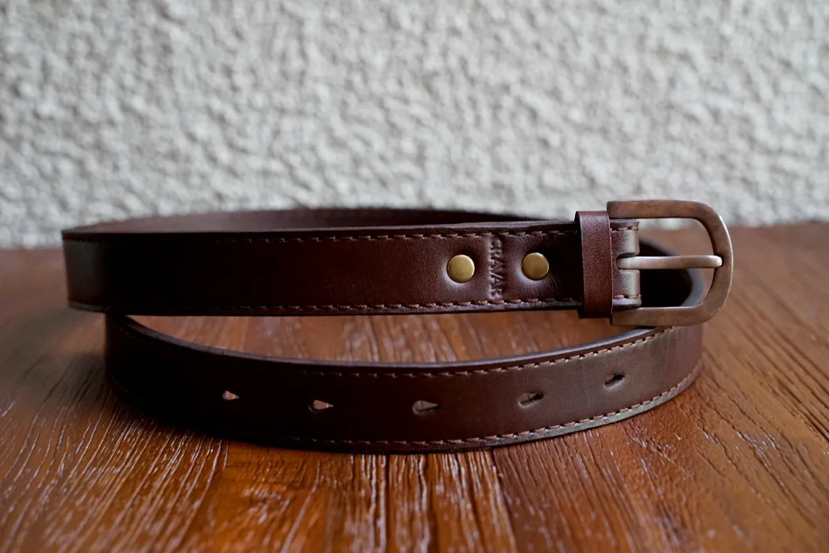 Everyday Leather Belt 30mm/Fox sold by Cravar