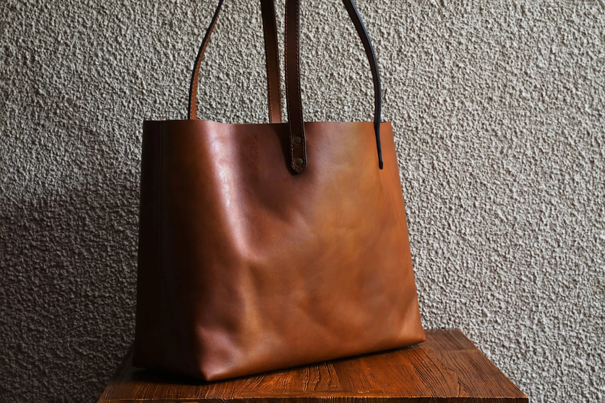 Wide Tote/Vintage Brown - 2 Weeks Preorder sold by Cravar product image thumbnail 3