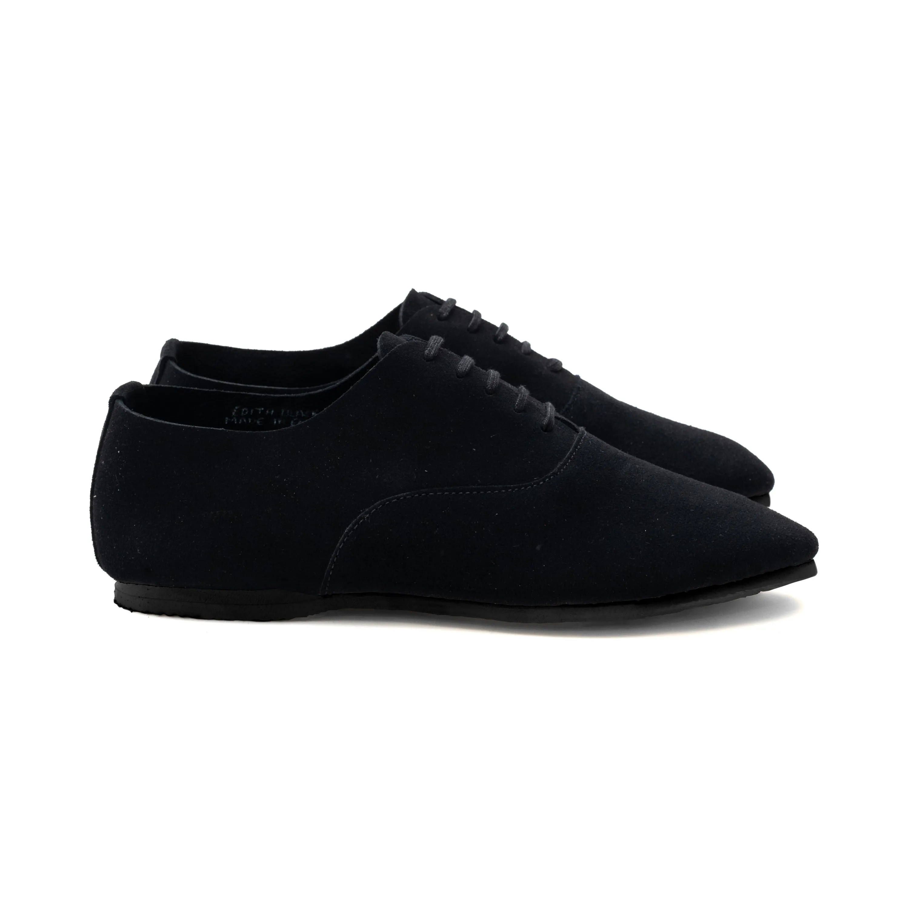 Talbot Oxford Shoe - Black Janus Calf Suede sold by Crown Northampton product image thumbnail 2