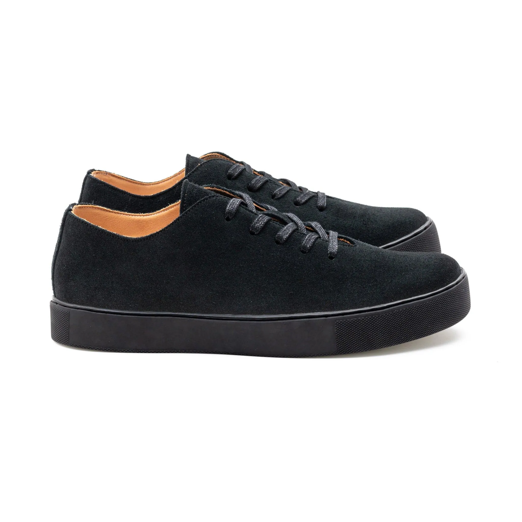 Upton Wholecut TL - Black Janus Calf Suede sold by Crown Northampton product image thumbnail 2