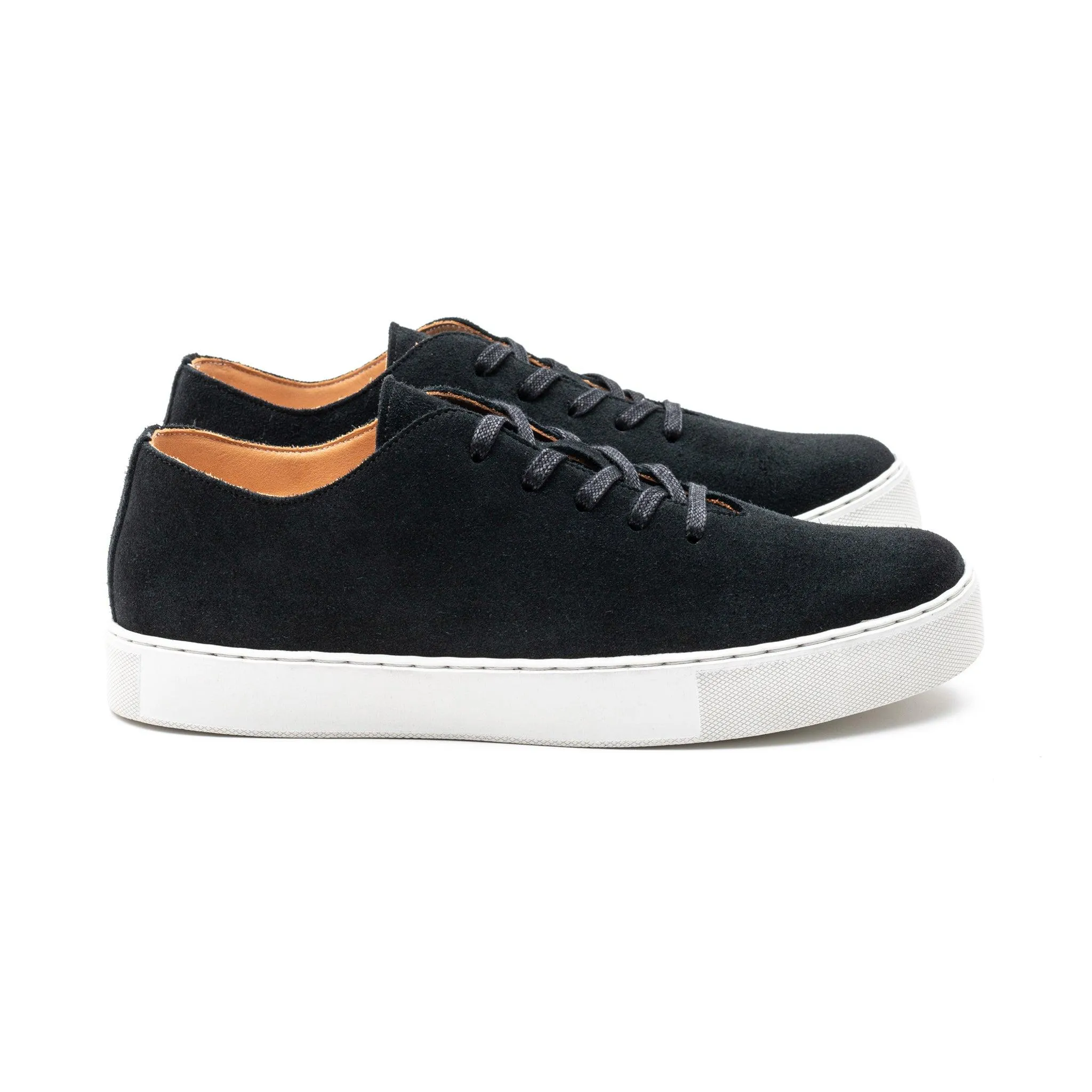 Upton Wholecut TL - Black Janus Calf Suede sold by Crown Northampton product image thumbnail 3